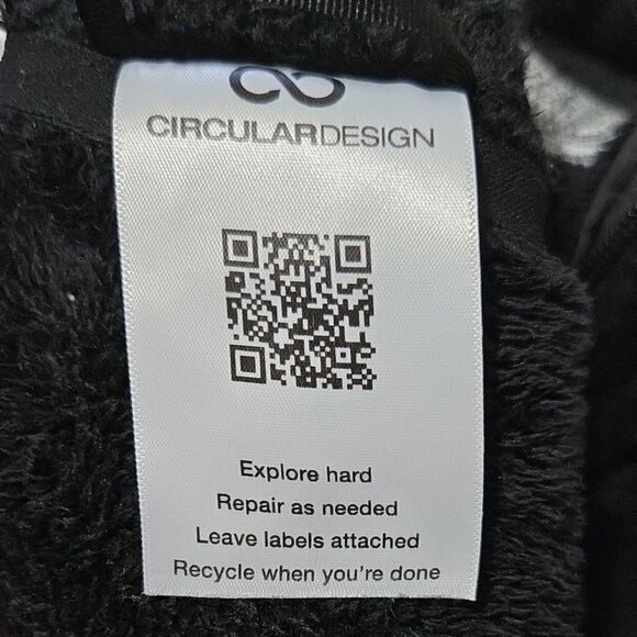 The North Face Black Fleece Osito Womens Zip Up Sweater Jacket Ladies Meduim - Picture 6 of 6